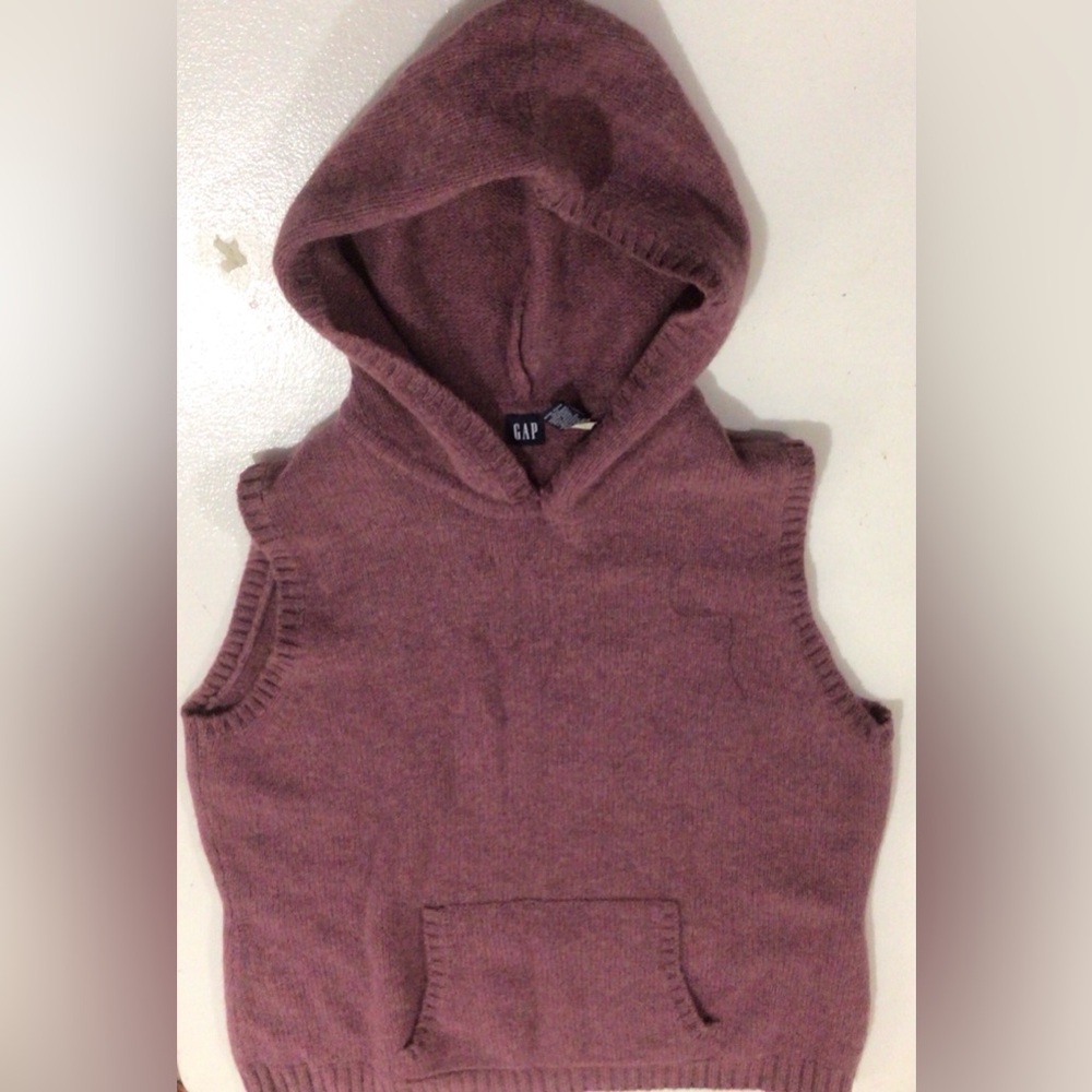 GAP VINTAGE SLEEVELESS SWEATER WITH HOODIE